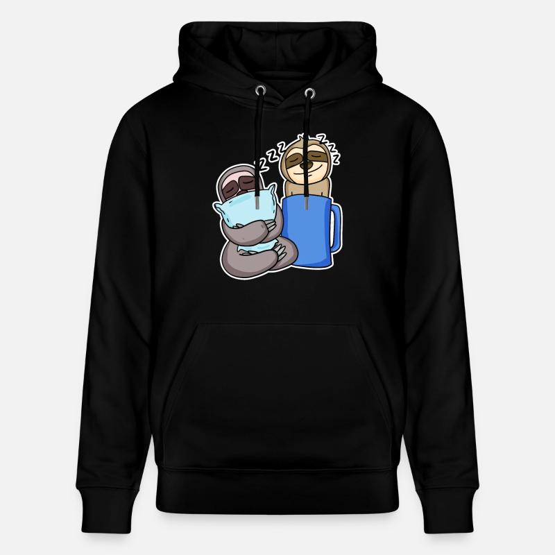 Paresseux - Sweat à capuche bio CRUISER Stanley/Stella Unisexe - noir