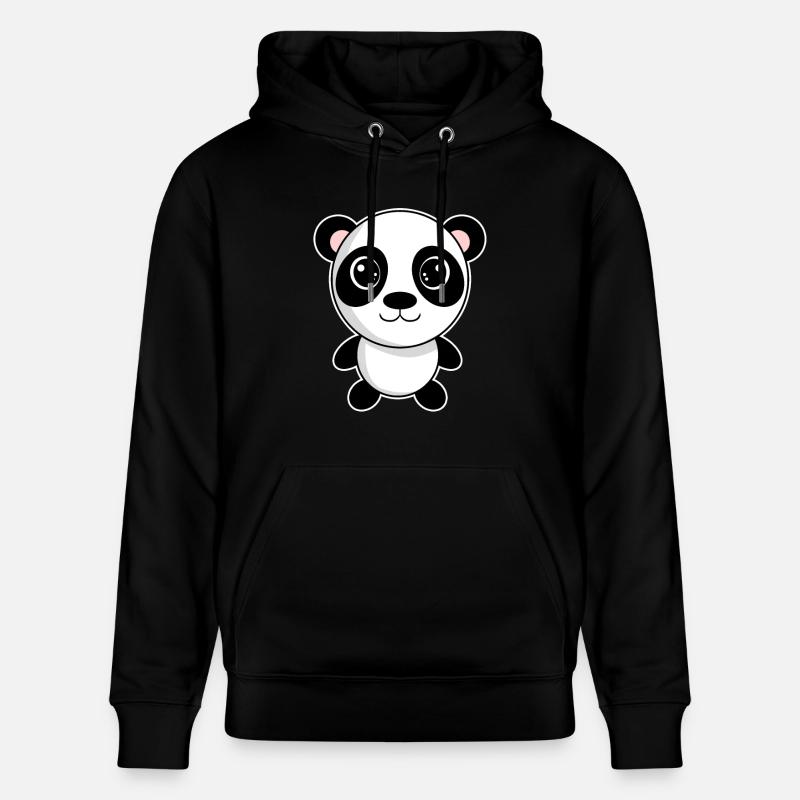 Panda - Sweat à capuche bio CRUISER Stanley/Stella Unisexe - noir