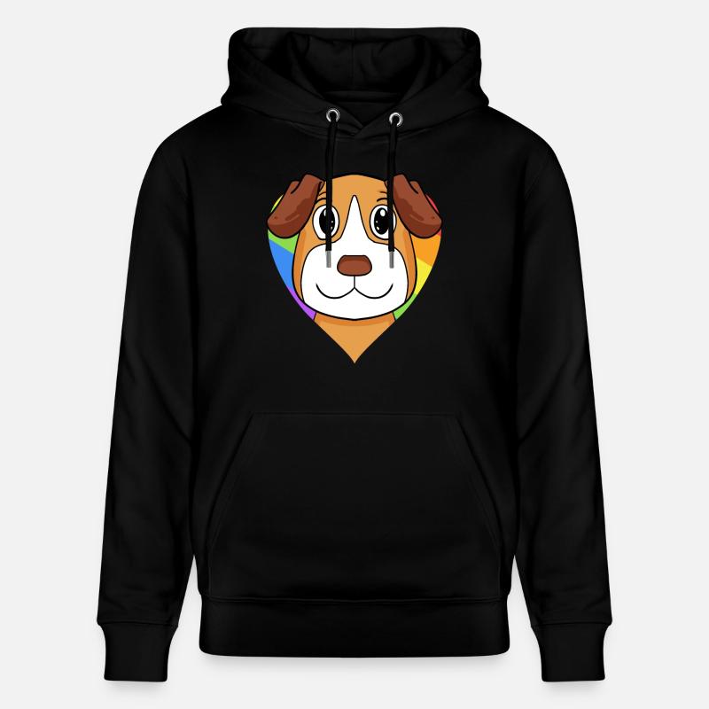 Jack Russell Terrier Chien - Sweat à capuche bio CRUISER Stanley/Stella Unisexe - noir