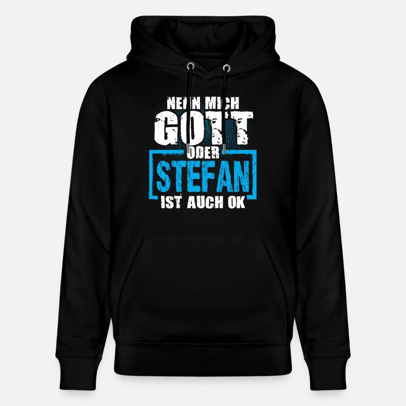 STEFAN - ok - Stanley/Stella Unisex Bio-Hoodie CRUISER  - Schwarz