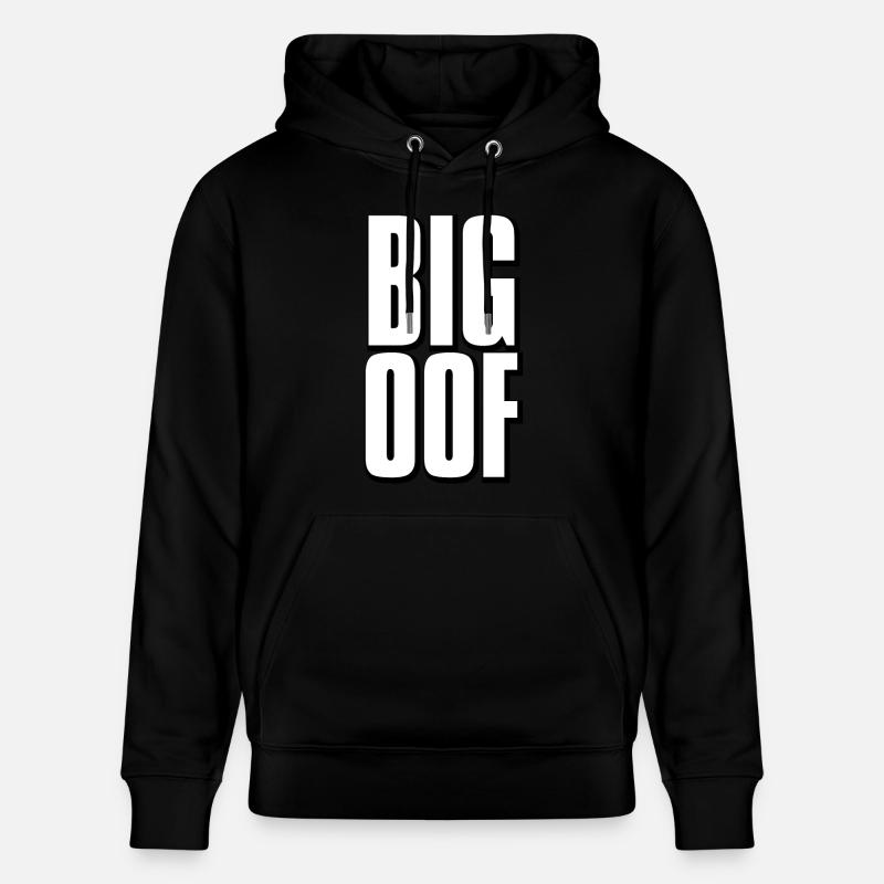Großes oof Meme - Stanley/Stella Unisex Bio-Hoodie CRUISER  - Schwarz