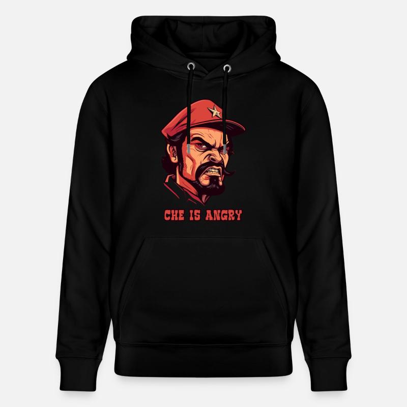 Le Che est en colère - Sweat à capuche bio CRUISER Stanley/Stella Unisexe - noir