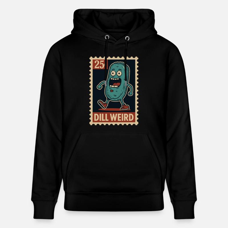 Concombre étrange comme timbre - Sweat à capuche bio CRUISER Stanley/Stella Unisexe - noir