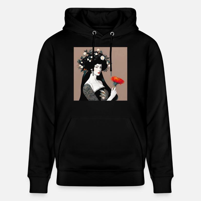 Elysia, digitale Malerei - Stanley/Stella Unisex Bio-Hoodie CRUISER  - Schwarz