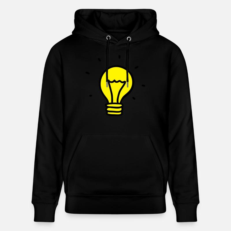 Ampoule - idée - Sweat à capuche bio CRUISER Stanley/Stella Unisexe - noir