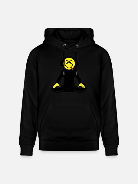 DJ - Stanley/Stella CRUISER Unisex Organic Hoodie - black