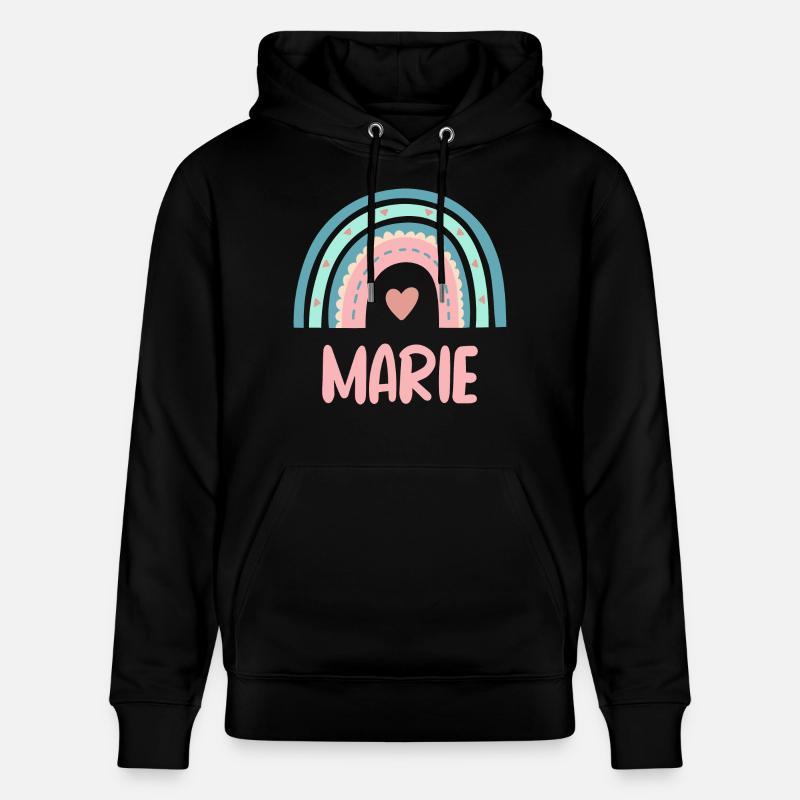 Marie Nom Rainbow Baby - Sweat à capuche bio CRUISER Stanley/Stella Unisexe - noir