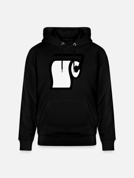 Klopapier - Stanley/Stella Unisex Bio-Hoodie CRUISER  - Schwarz