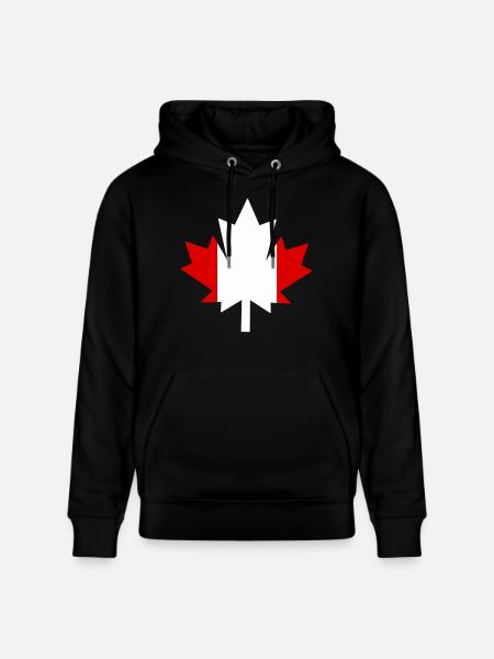 Canada Canada Maple Leaf - Stanley/Stella CRUISER Unisex Organic Hoodie - black