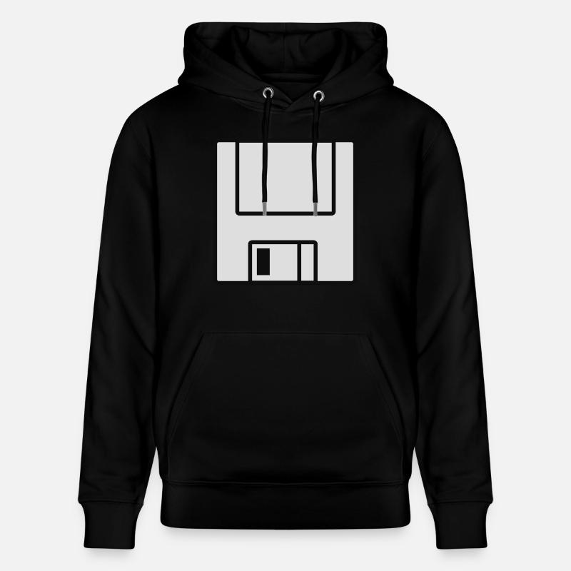 Computer-Diskette - Stanley/Stella Unisex Bio-Hoodie CRUISER  - Schwarz