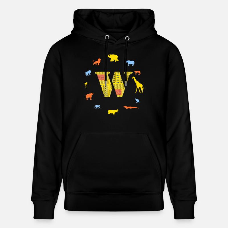 afrique w - Sweat à capuche bio CRUISER Stanley/Stella Unisexe - noir