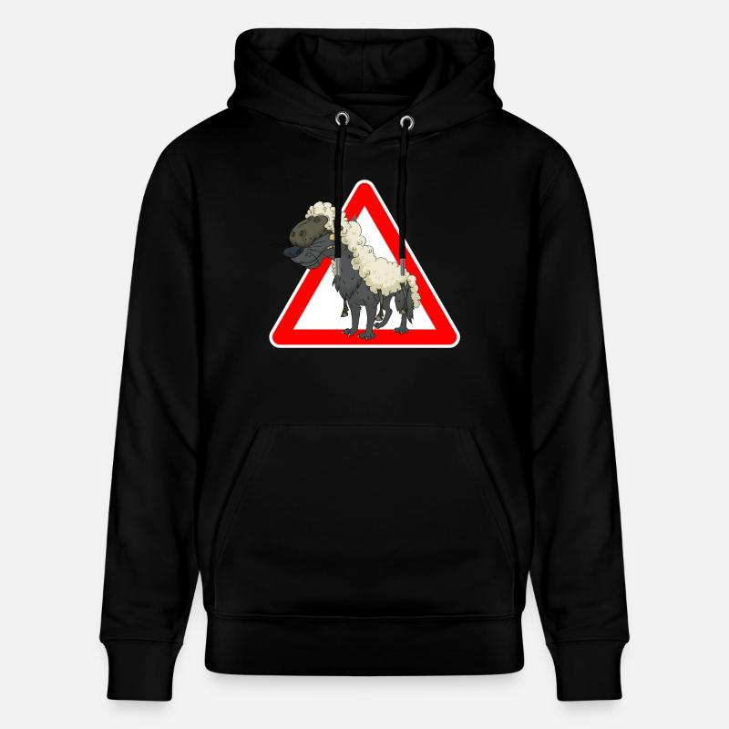 loup - Sweat à capuche bio CRUISER Stanley/Stella Unisexe - noir