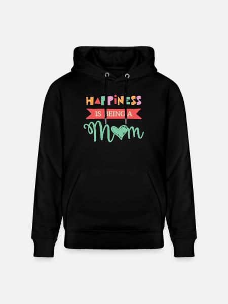 Heldigvis er der at være en mor. - Stanley/Stella CRUISER økologisk unisex-hoodie - sort