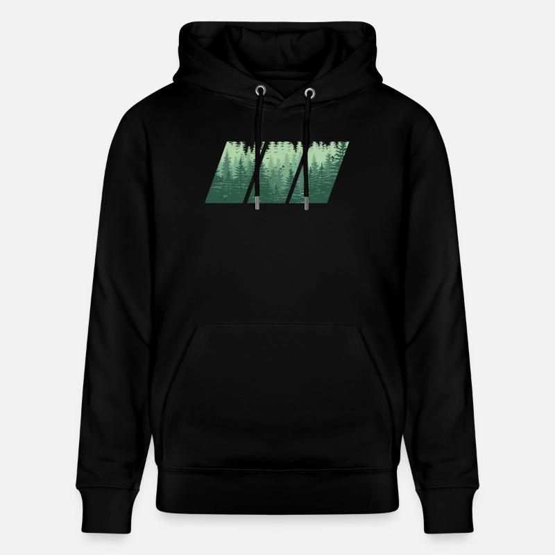 bois - Sweat à capuche bio CRUISER Stanley/Stella Unisexe - noir