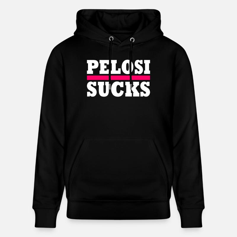 Nancy pelosi sucks - Sweat à capuche bio CRUISER Stanley/Stella Unisexe - noir
