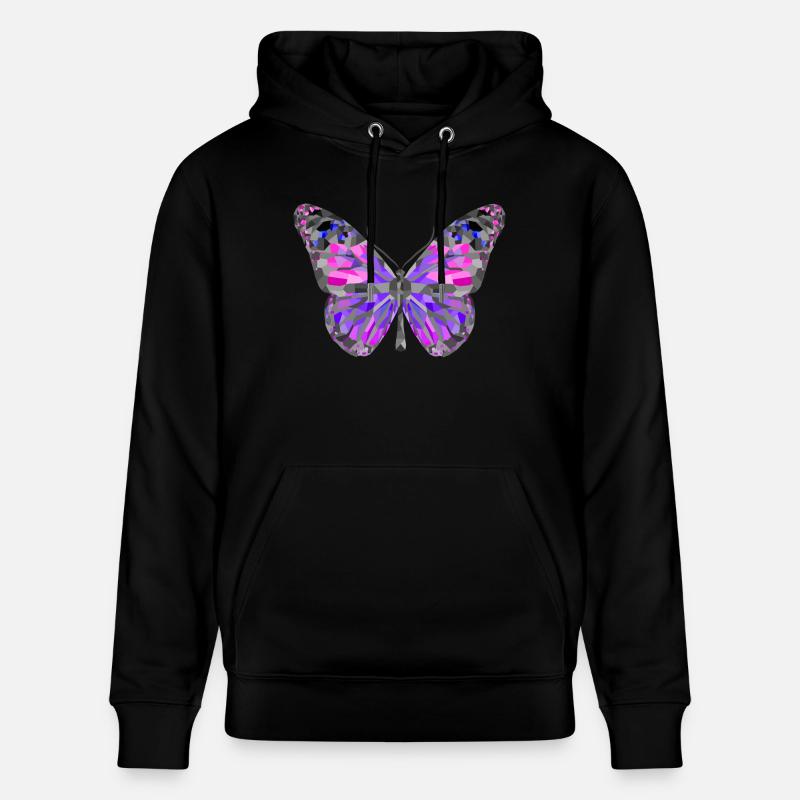 papillon - Sweat à capuche bio CRUISER Stanley/Stella Unisexe - noir