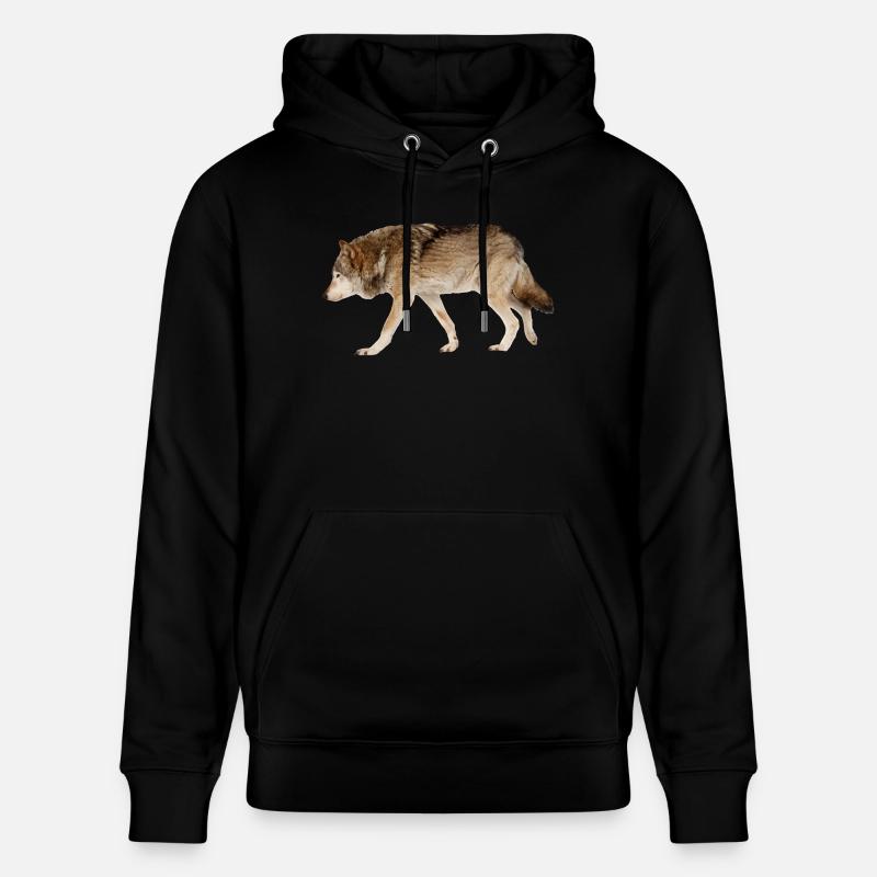 Wolf - Stanley/Stella Unisex Bio-Hoodie CRUISER - Schwarz