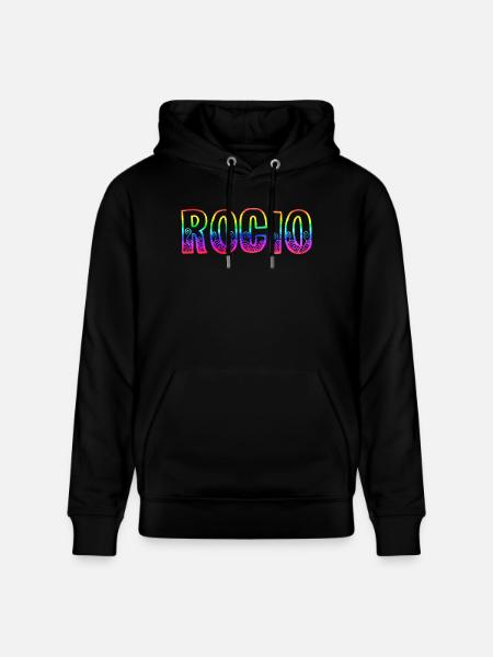 rocio rs rainbow - Stanley/Stella CRUISER Unisex Organic Hoodie - black