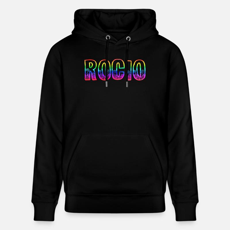 rocio rs rainbow - Stanley/Stella CRUISER Unisex Organic Hoodie - black