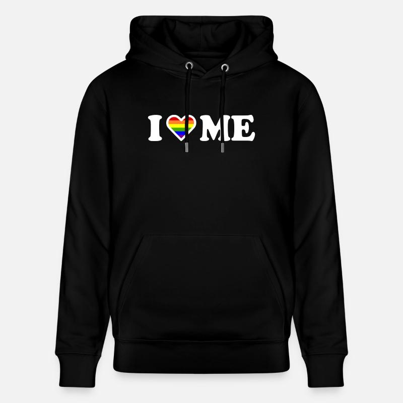 I love me - Sweat à capuche bio CRUISER Stanley/Stella Unisexe - noir