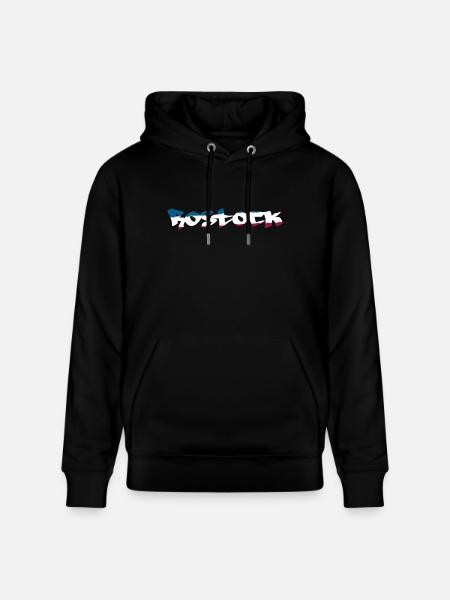 Rostock Graffiti - Stanley/Stella Unisex Bio-Hoodie CRUISER - Schwarz