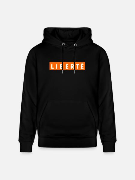 Liberté - Stanley/Stella CRUISER Unisex Organic Hoodie - black