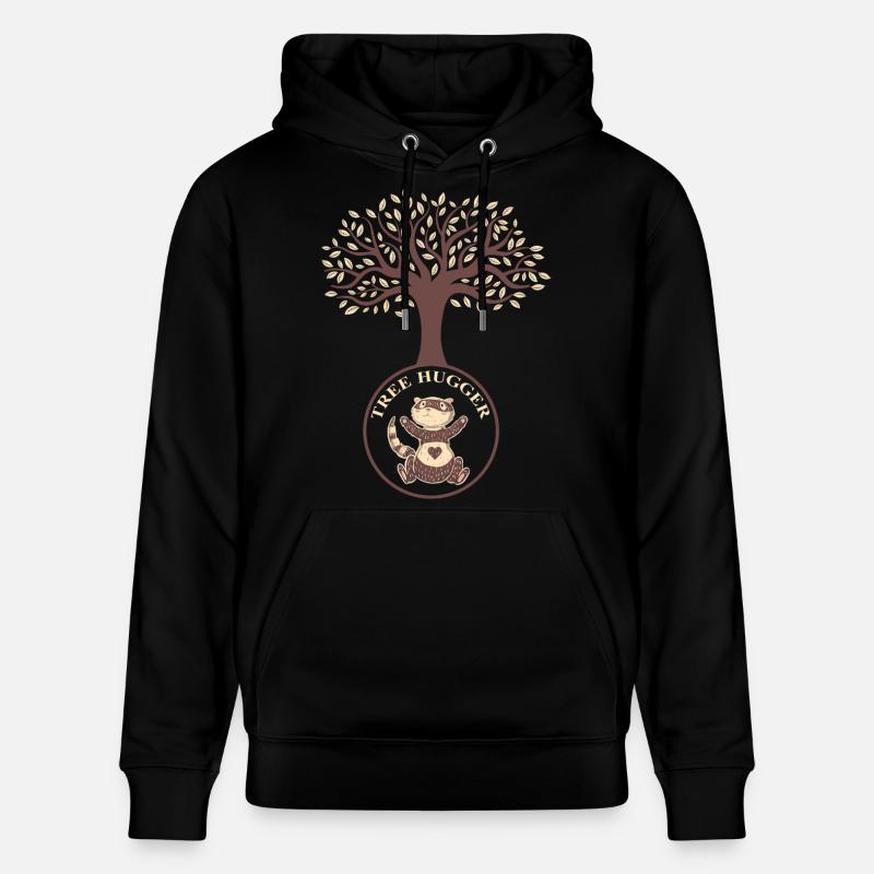 Furets des arbres - Sweat à capuche bio CRUISER Stanley/Stella Unisexe - noir