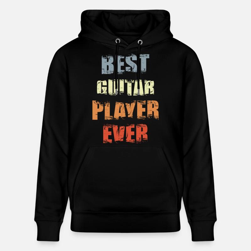 Guitariste Bast - Sweat à capuche bio CRUISER Stanley/Stella Unisexe - noir