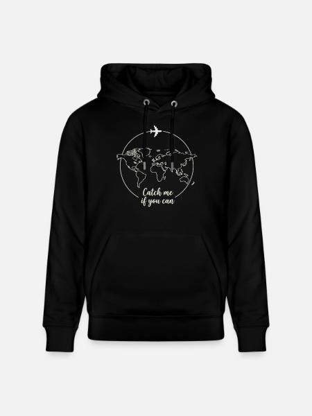 Catch me Travel Design - Stanley/Stella CRUISER Unisex Organic Hoodie - black
