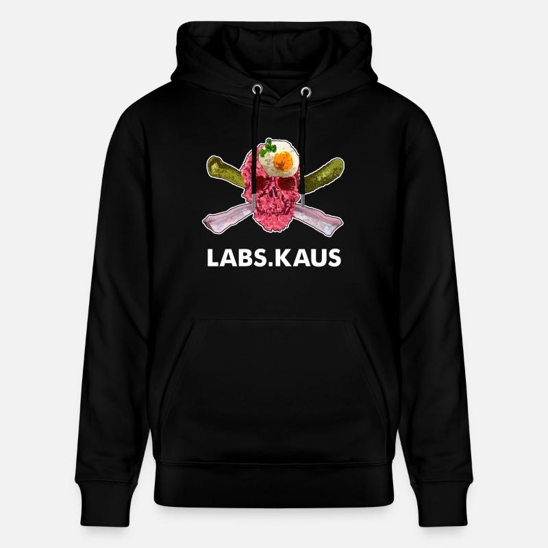 Labs.kaus - Stanley/Stella Unisex Bio-Hoodie CRUISER - Schwarz