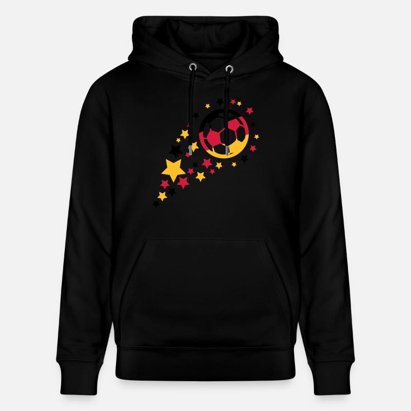 fußball design - Stanley/Stella Unisex Bio-Hoodie CRUISER  - Schwarz