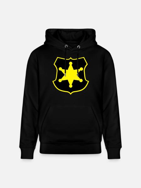 sheriff - Sweat à capuche bio CRUISER Stanley/Stella Unisexe - noir