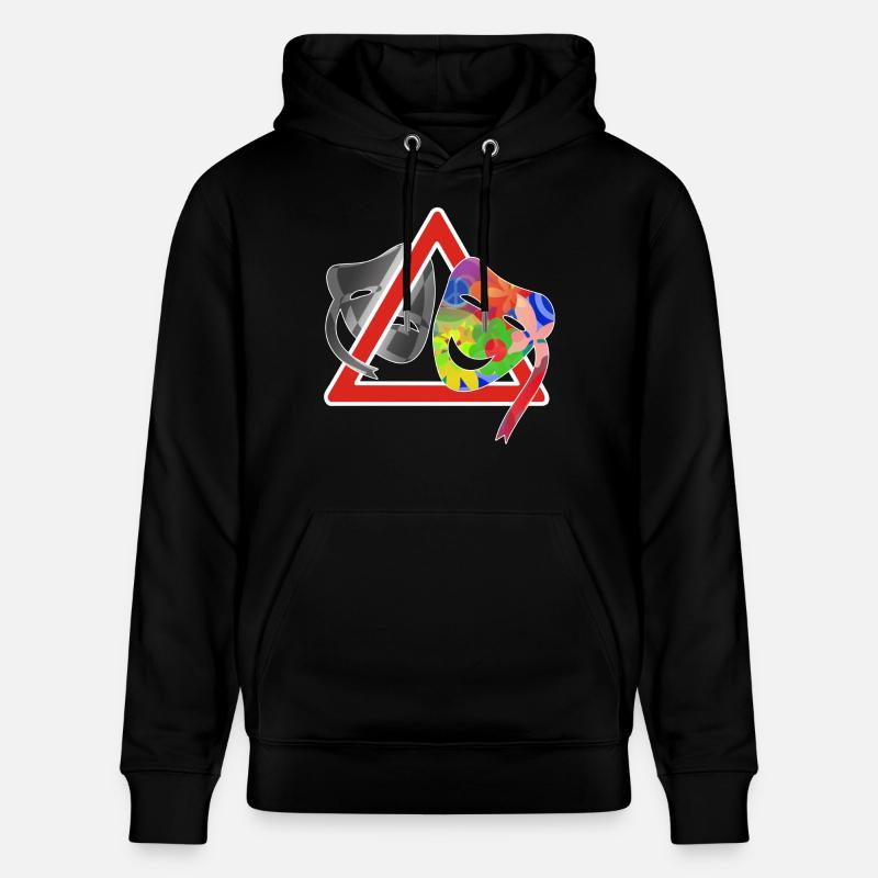 sautes d'humeur ATTENTION - Sweat à capuche bio CRUISER Stanley/Stella Unisexe - noir