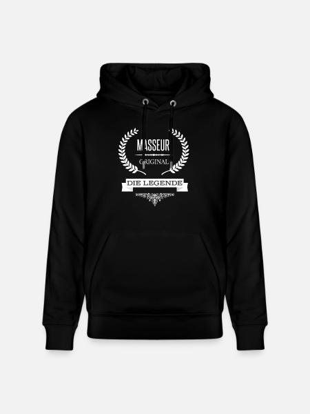 Masseur - Stanley/Stella Unisex Bio-Hoodie CRUISER - Schwarz