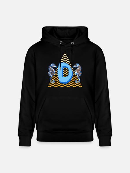 seahorse e 262 d - Stanley/Stella CRUISER Unisex Organic Hoodie - black