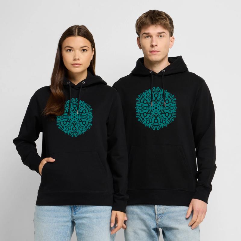 mandala maya pattern Stanley/Stella Unisex Bio-Hoodie CRUISER 