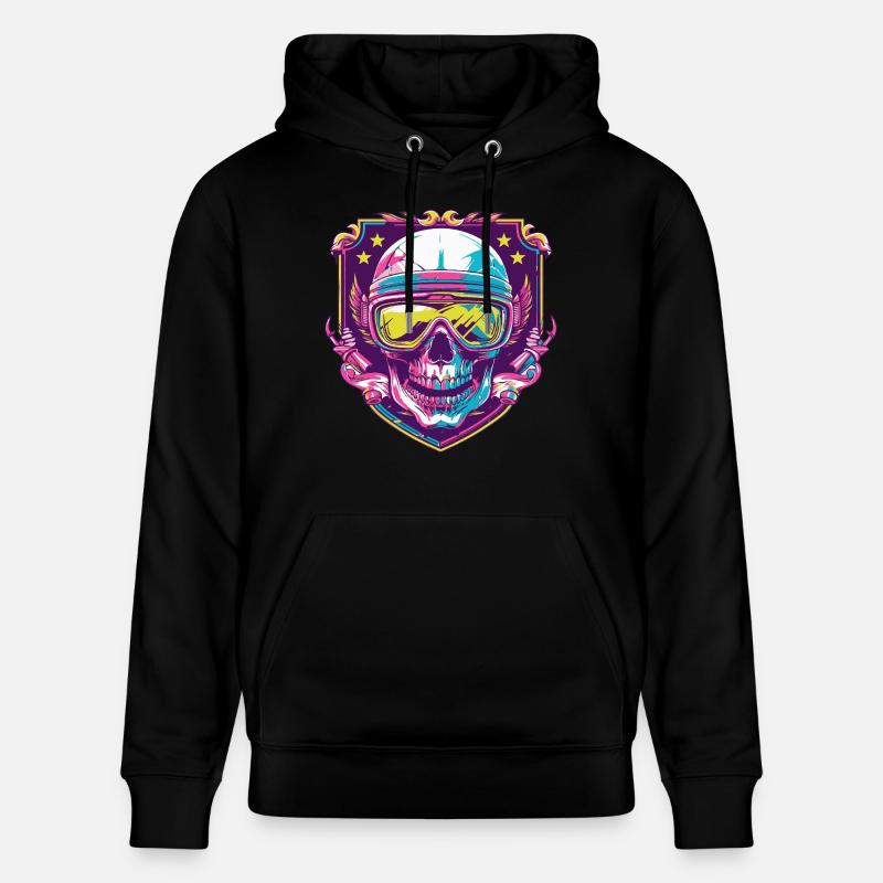 Ski Ski Masques Skull - Sweat à capuche bio CRUISER Stanley/Stella Unisexe - noir