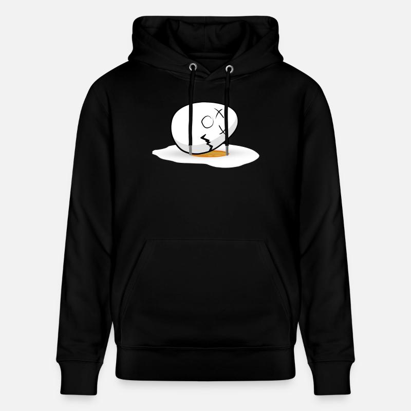 Happy Easter easter egg - Stanley/Stella CRUISER Unisex Organic Hoodie - black