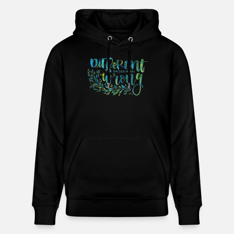 Différent, pas mal - Sweat à capuche bio CRUISER Stanley/Stella Unisexe - noir