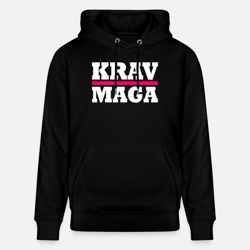 Krav maga - Sweat à capuche bio CRUISER Stanley/Stella Unisexe - noir