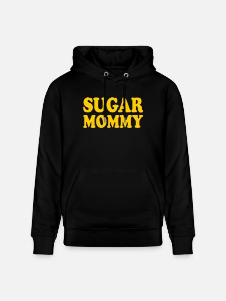 Sugar mommy - Stanley/Stella CRUISER Unisex Organic Hoodie - black