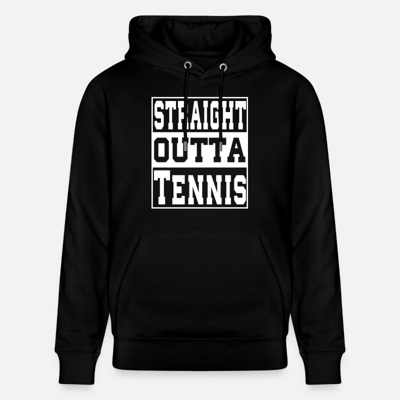 Le tennis dit drôle - Sweat à capuche bio CRUISER Stanley/Stella Unisexe - noir