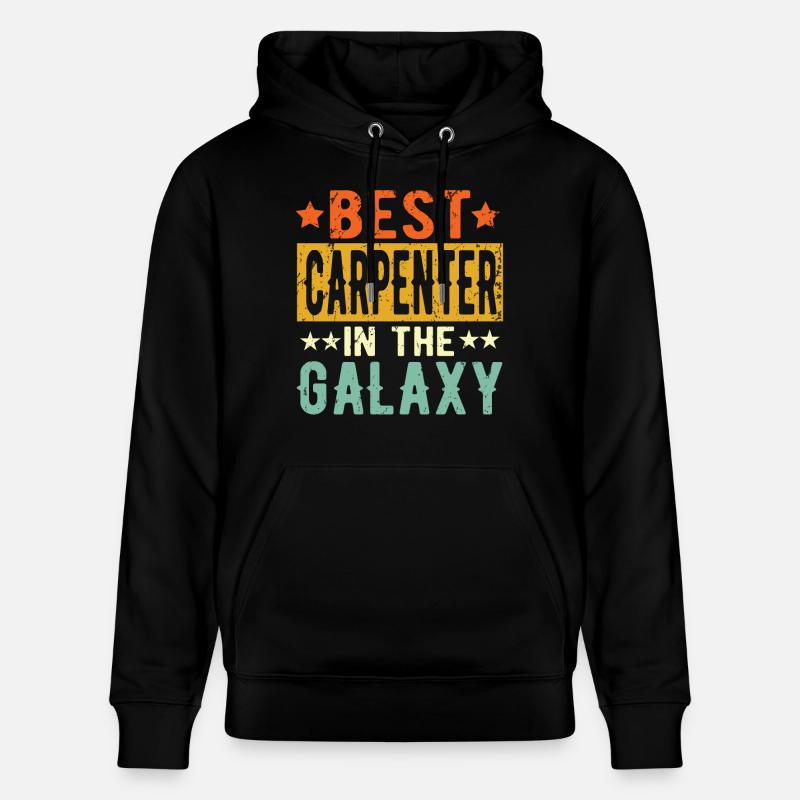 Best Handwerker ever Handwerker Geschenk - Stanley/Stella Unisex Bio-Hoodie CRUISER - Schwarz