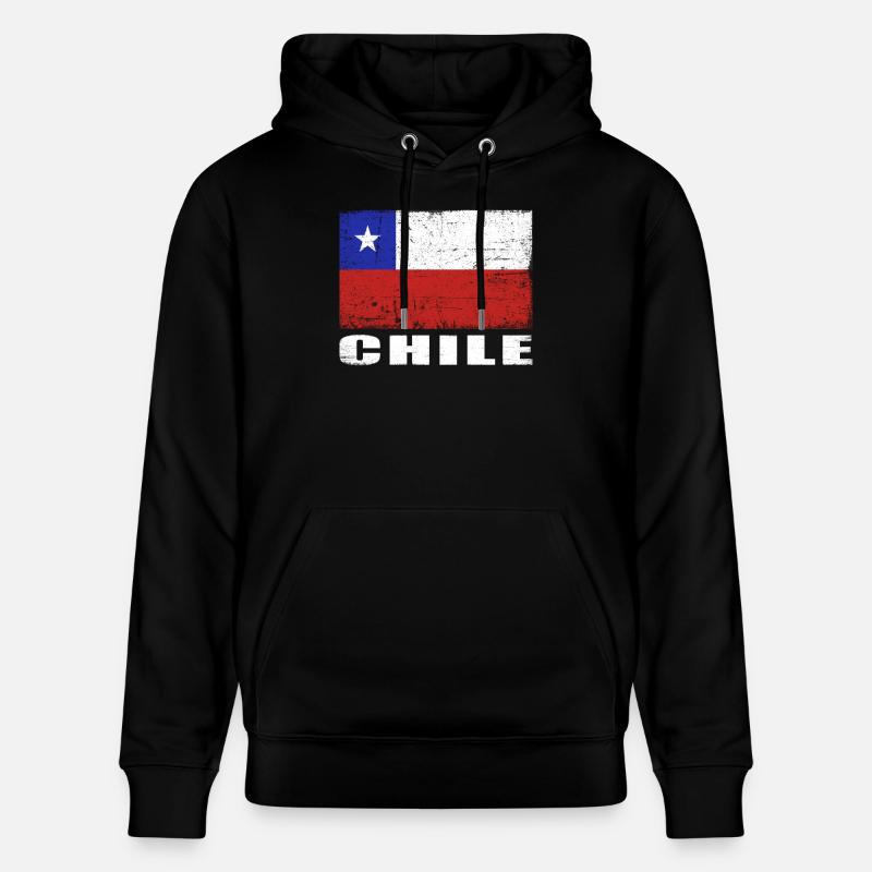 Chili Drapeau Grunge Chili Drapeau - Sweat à capuche bio CRUISER Stanley/Stella Unisexe - noir