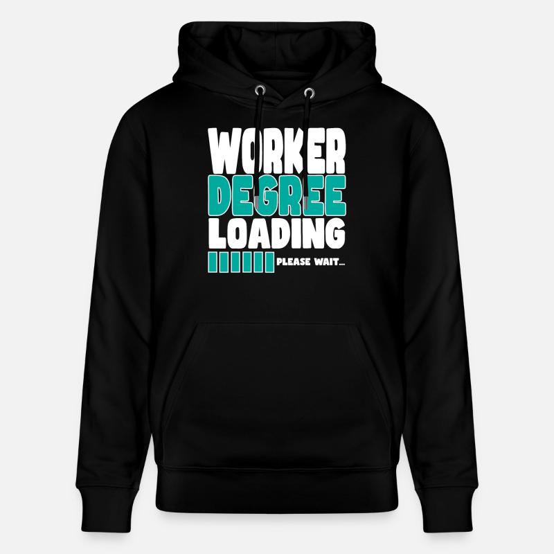 Worker invites training - Stanley/Stella CRUISER Unisex Organic Hoodie - black