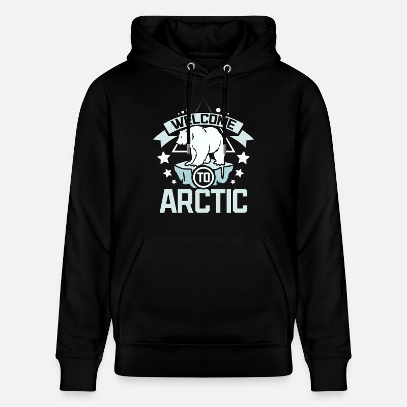 Bienvenue dans l’Arctique - Sweat à capuche bio CRUISER Stanley/Stella Unisexe - noir