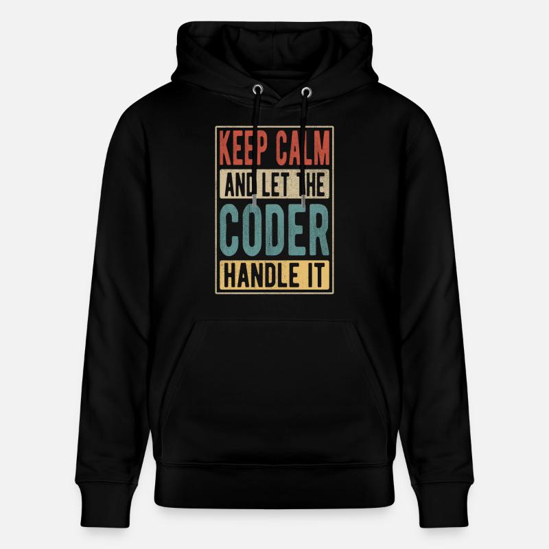 Codierer Retro Geschenk - Stanley/Stella Unisex Bio-Hoodie CRUISER  - Schwarz