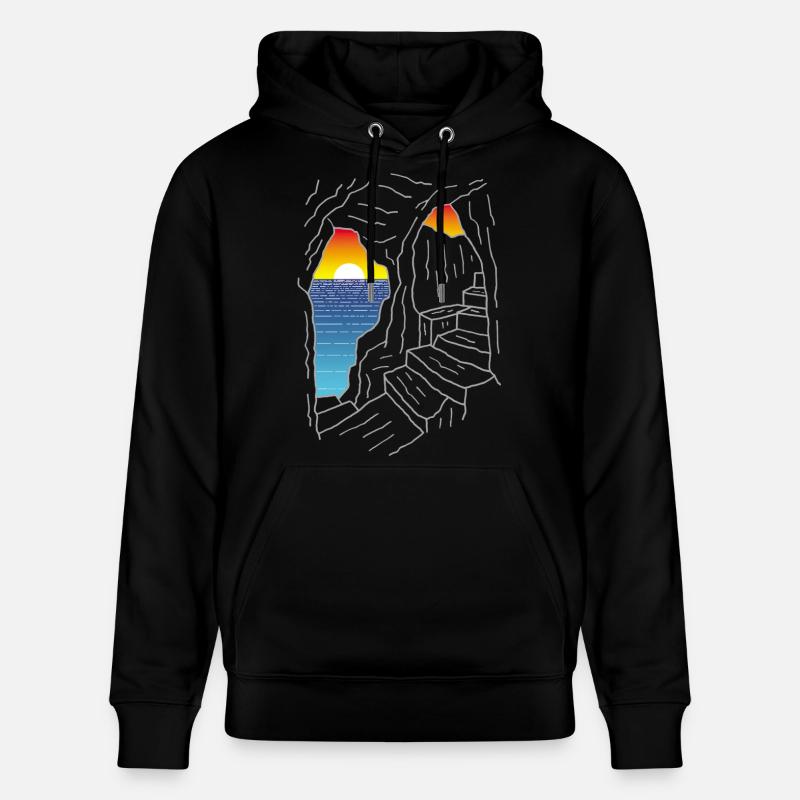 Escalier pour le paradis - Sweat à capuche bio CRUISER Stanley/Stella Unisexe - noir