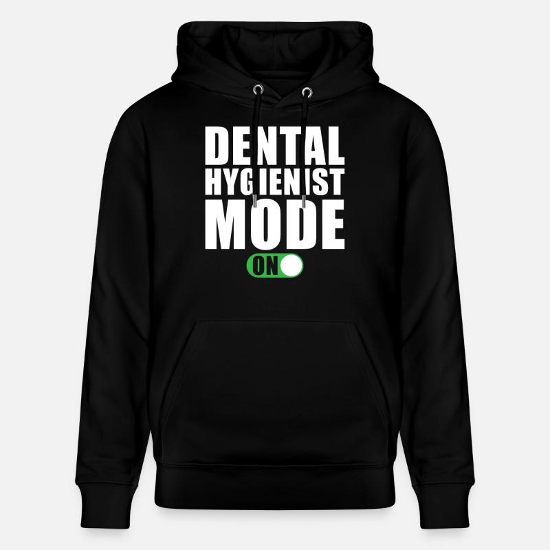 Mode hygiéniste dentaire An - Sweat à capuche bio CRUISER Stanley/Stella Unisexe - noir