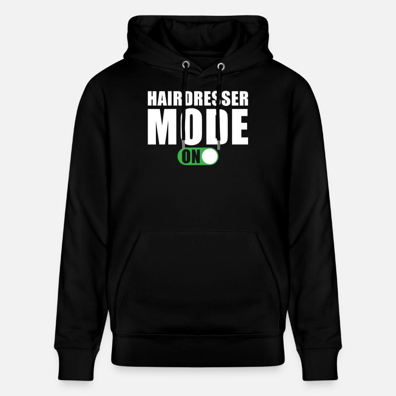 Friseur Modus Ein - Stanley/Stella Unisex Bio-Hoodie CRUISER  - Schwarz